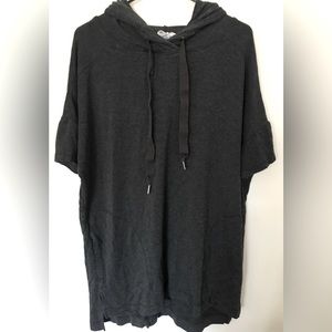 Short Sleeve Hooded Tunic